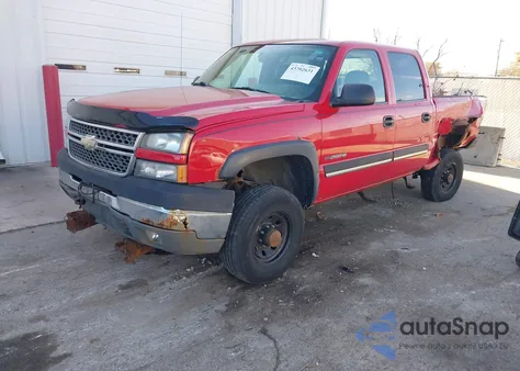 2005 Chevrolet Silverado 2500Hd Ls from USA, damaged, VIN 1GCHK23U25F884874